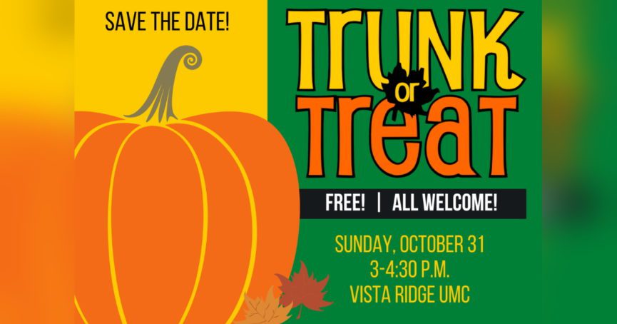 Trunk or Treat 2021 save the date